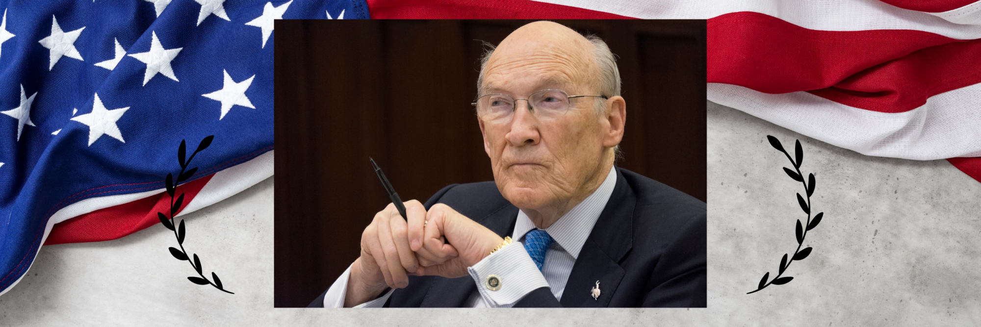 Sen. Alan Simpson at a National Advisory Board meeting of the John C. Danforth Center on Religion and Politics, May 13, 2015.